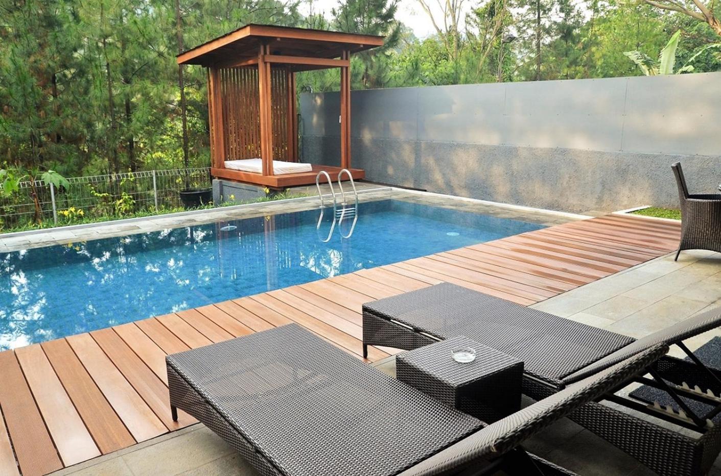 Hikari Hill View Villa 7 Bedrooms With A Private Swimming Pool And Billiard 万隆 外观 照片